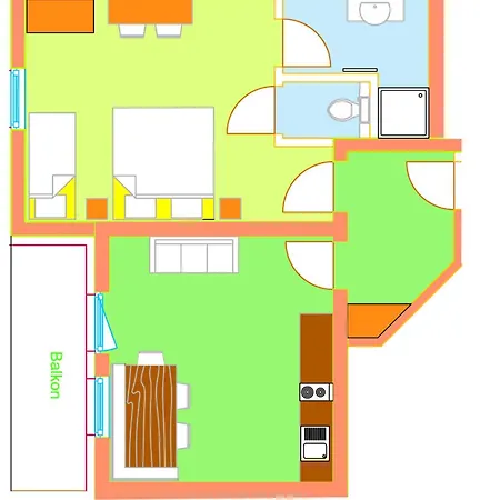 住宿加早餐酒店 Haus Ofner Am Kreischberg 穆劳附近圣格奥尔根